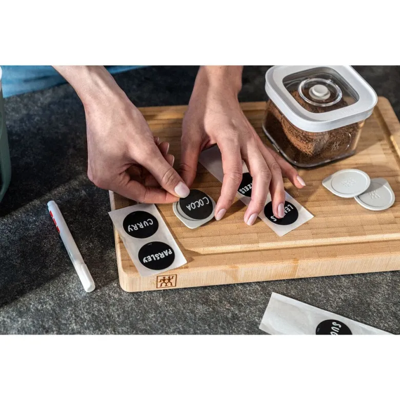 Zwilling Fresh & Save Cube Etichette Rotonde Con Pennarello - Set 11 Pz