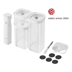 Zwilling Fresh & Save Cube Set Contenitori Sottovuoto Con Pompetta Senza Fili In Plastica - Set 6 Pz