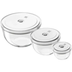 Zwilling Fresh & Save Set Ciotole Con Coperchi per Sottovuoto In Vetro - Set 6 Pz