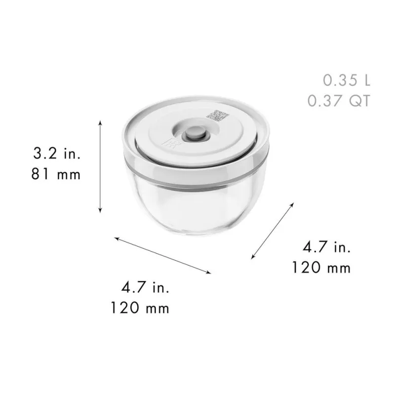 Zwilling Fresh & Save Set Ciotole Con Coperchi per Sottovuoto In Vetro - Set 6 Pz