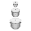 Zwilling Fresh & Save Set Ciotole Con Coperchi per Sottovuoto In Acciaio Inox - Set 6 Pz