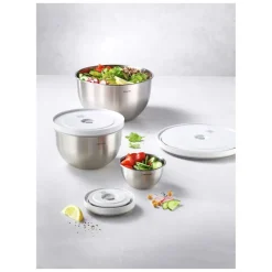 Zwilling Fresh & Save Set Ciotole Con Coperchi per Sottovuoto In Acciaio Inox - Set 6 Pz
