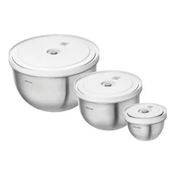 Zwilling Fresh & Save Set Ciotole Con Coperchi per Sottovuoto In Acciaio Inox - Set 6 Pz