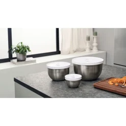 Zwilling Fresh & Save Set Ciotole Con Coperchi per Sottovuoto In Acciaio Inox - Set 6 Pz