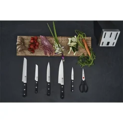 Zwilling Gourmet Set Coltelli Con Ceppo In Acciaio Inox - Set 7 Pz