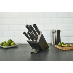 Zwilling Gourmet Set Coltelli Con Ceppo In Acciaio Inox - Set 7 Pz
