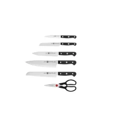 Zwilling Gourmet Set Coltelli Con Ceppo In Acciaio Inox - Set 7 Pz