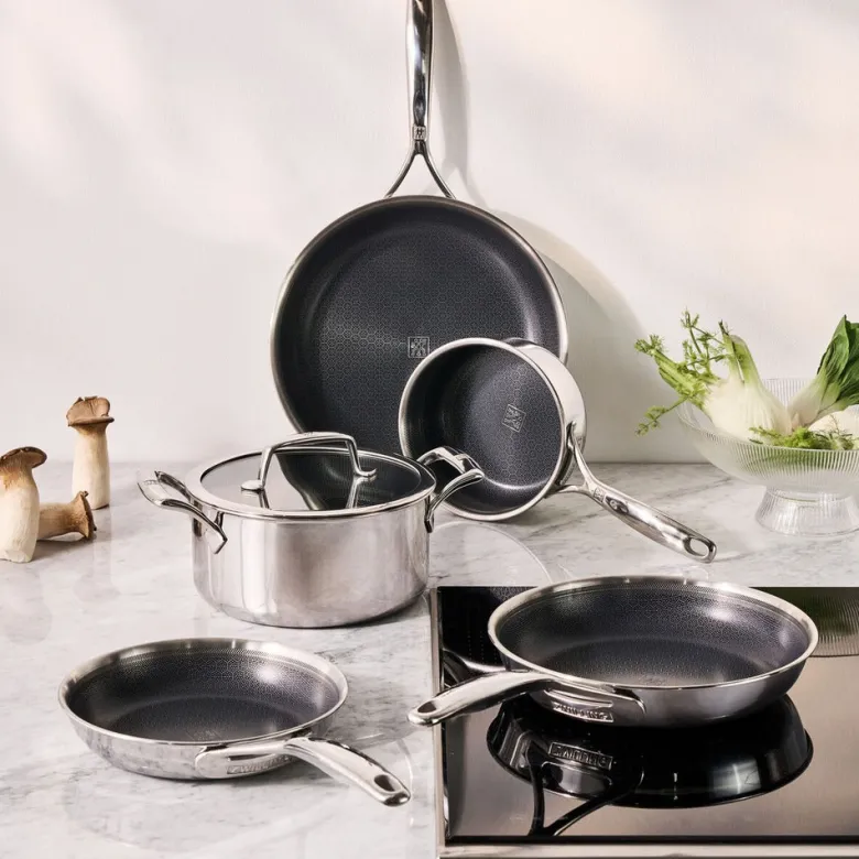 Zwilling Peak Padella Bassa Antiaderente In Acciaio Inox Con Rivestimento Ceraforce Hycoat
