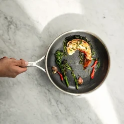 Zwilling Peak Wok Antiaderente Con Coperchio In Acciaio Inox Con Rivestimento Ceraforce Hycoat